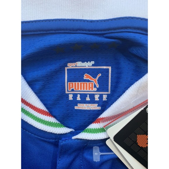 Italia 2012 2013 Men’s Home Soccer Jersey Shirt Puma 740355 Size XL - Picture 4 of 6